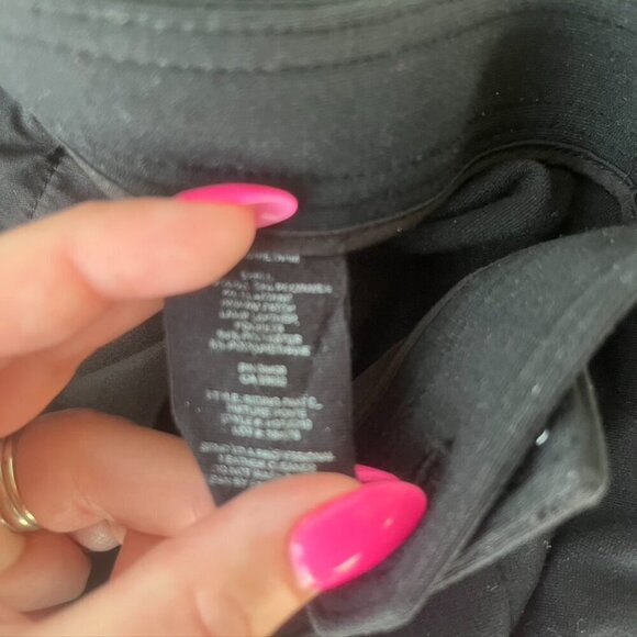 Theory Fixture Ponte Leather Trim Ankle Zip Riding Pants 6 - Picture 10 of 11